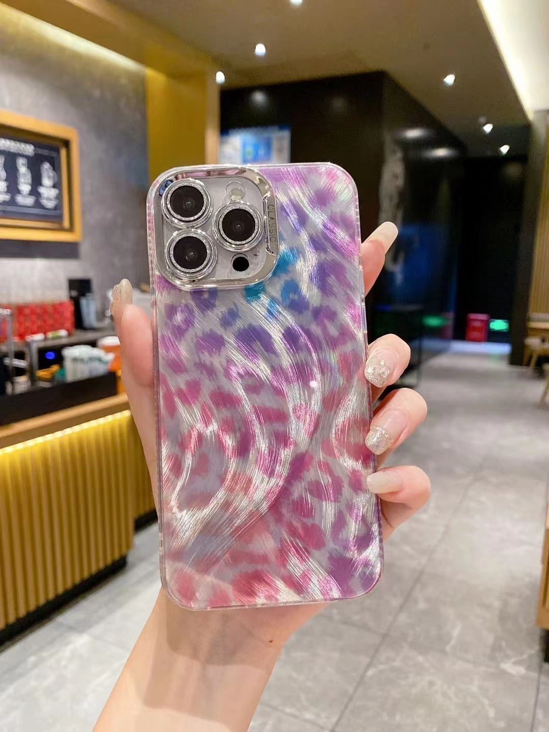 All-inclusive Drop-resistant Women's Gradient Lens Phone Case