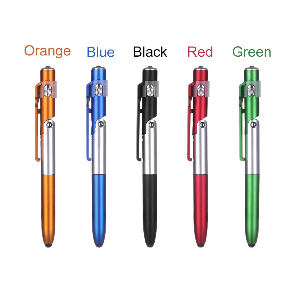 4-in-1 folding light pen mobile phone holder