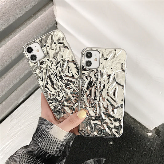 Compatible with  , Japanese and Korean Tinfoil Mobile Phone Case