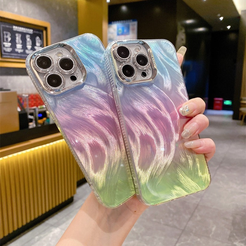 All-inclusive Drop-resistant Women's Gradient Lens Phone Case