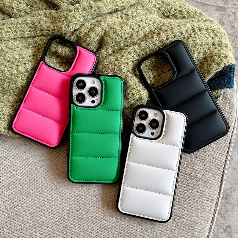 Candy Down Jacket Shape Phone Case