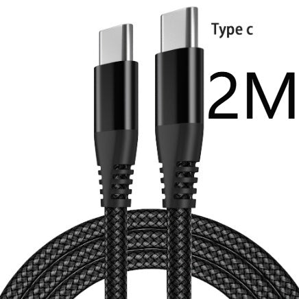 Braided Double Typec Fast Charging Cable