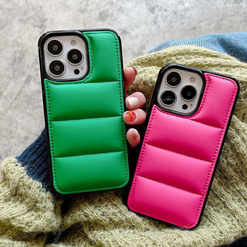 Candy Down Jacket Shape Phone Case