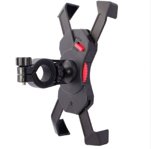 Bicycle Motorcycle Mountain bike mobile phone holder Navigation recorder frame clamp can be rotated 360 degrees