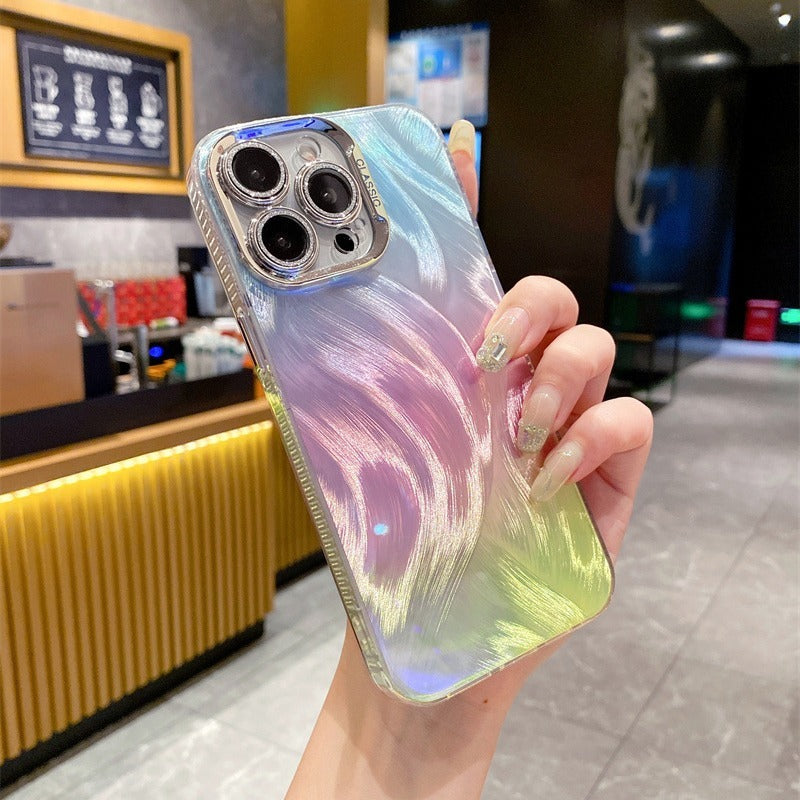 All-inclusive Drop-resistant Women's Gradient Lens Phone Case