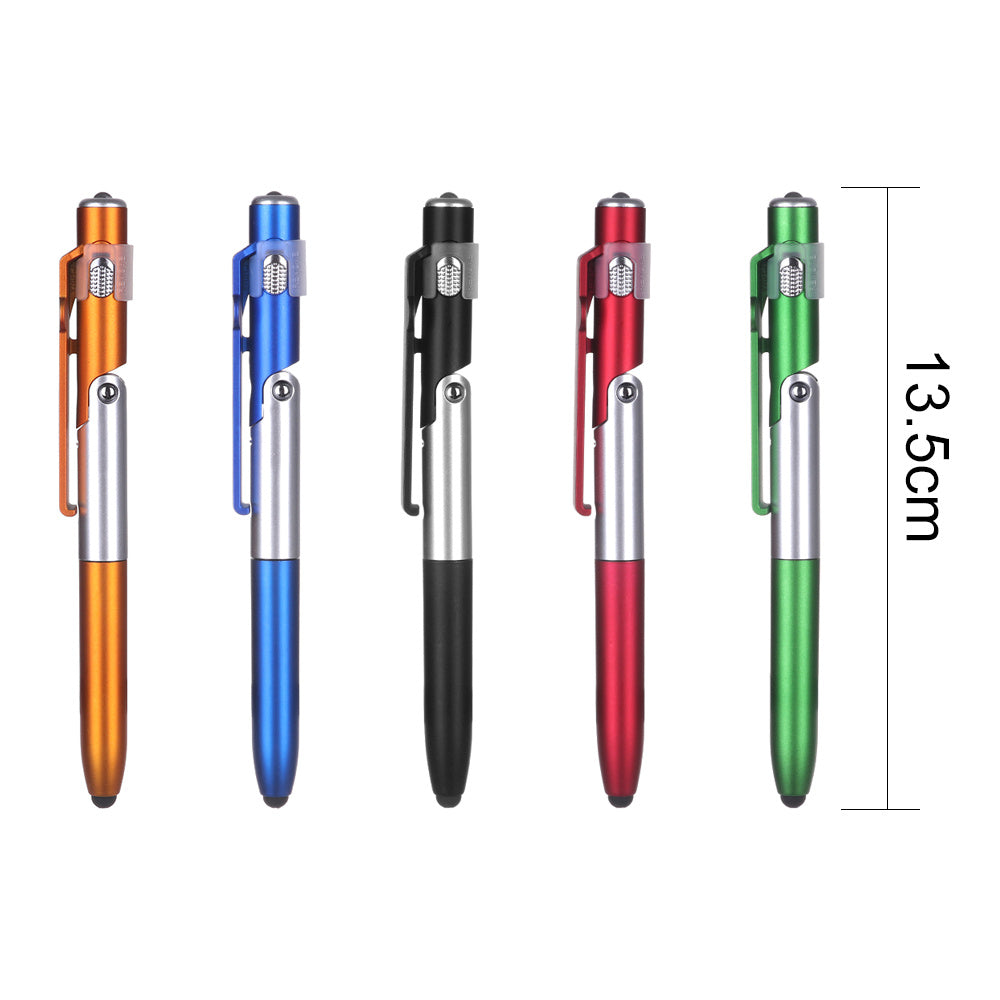 4-in-1 folding light pen mobile phone holder