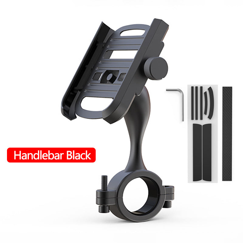 Aluminum Alloy Motorcycle Bike Phone Holder GPS Bracket Mount Clip Support Moto Mirro Handlebar Mount For H Uawei Xiaomi I Phone