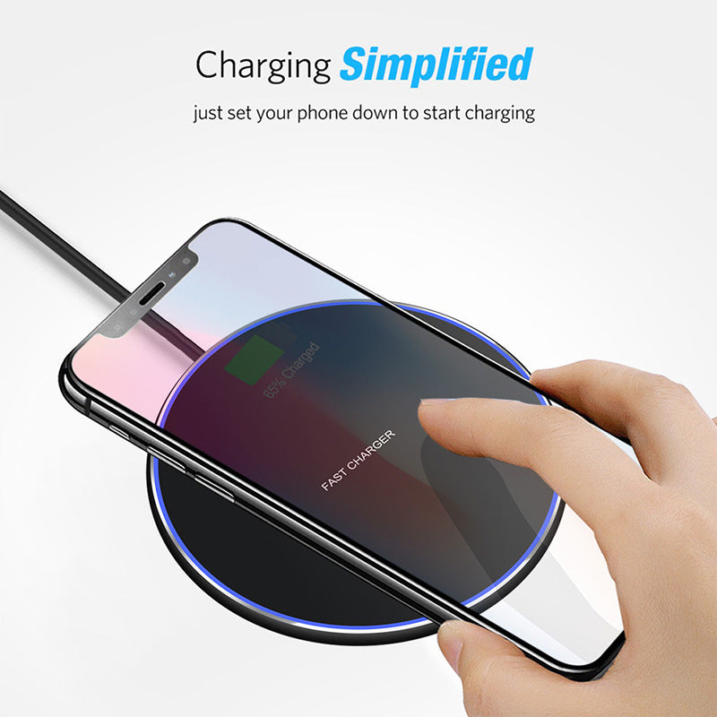 15W Fast Wireless Charger Disc Wireless Charging Base