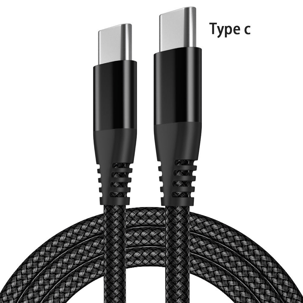 Braided Double Typec Fast Charging Cable