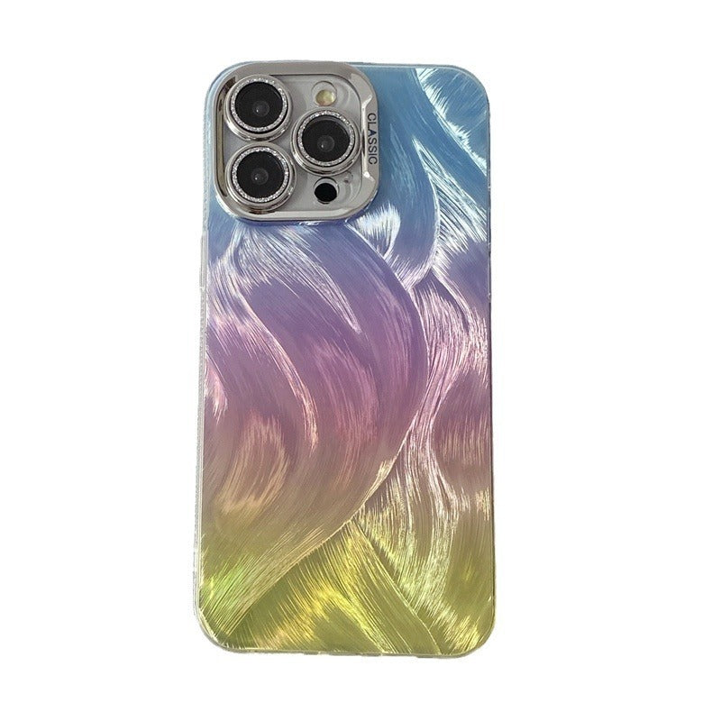 All-inclusive Drop-resistant Women's Gradient Lens Phone Case